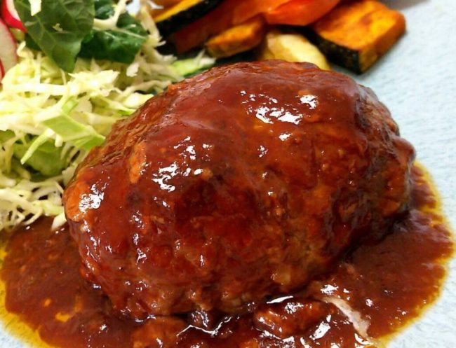 ハンバーグ　お料理教室　単発お料理教室　ハンバーグレッスン　ジューシーハンバーグ　ふっくらジューシーハンバーグ